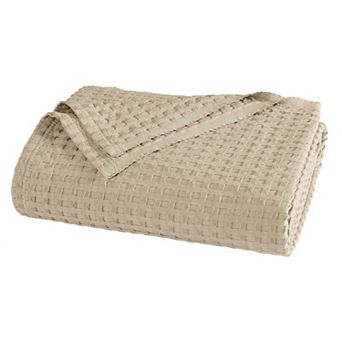 Brooklyn Loom Cotton Waffle Throw Blanket