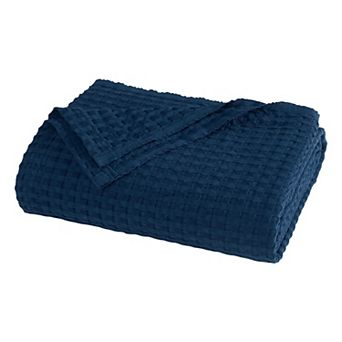 Brooklyn Loom Cotton Waffle Throw Blanket