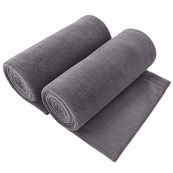 2 Pack Microfiber Bath Towels Oversized Soft Super Absorbent Fast Drying Multipurpose