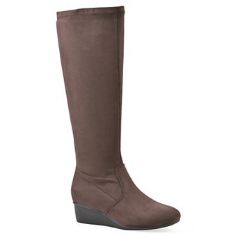 Cliffs by White Mountain Bolmont Women's Wedge Tall Shaft Boots