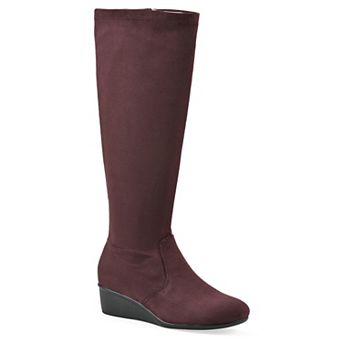 Cliffs by White Mountain Bolmont Women's Wedge Tall Shaft Boots
