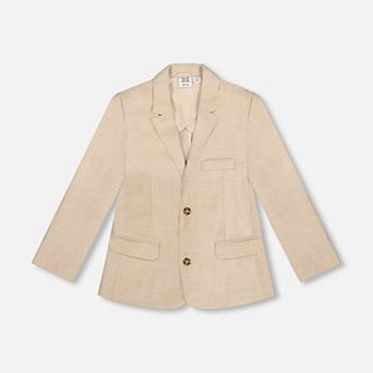 Little Kids Boy Two-Button Tailored Blazer with Flap Pockets