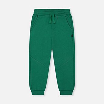 Little Kids Boy Fleece Drawstring Adventure Sweatpants with Side Pockets