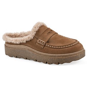 White Mountain Vayva Women's Slip-On Faux Fur Lined Clogs
