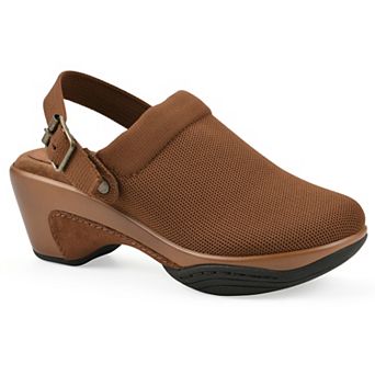White Mountain Viable Women's Slingback Clogs