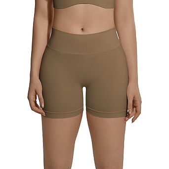 Women Seamless High Waist Soft Stretch Run Yoga Bike Shorts