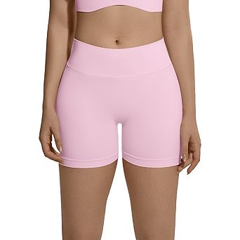 Women Seamless High Waist Soft Stretch Run Yoga Bike Shorts
