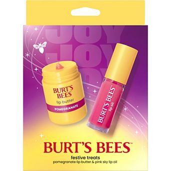 Burt's Bees Festive Treats Lip Butter & Lip Oil Set