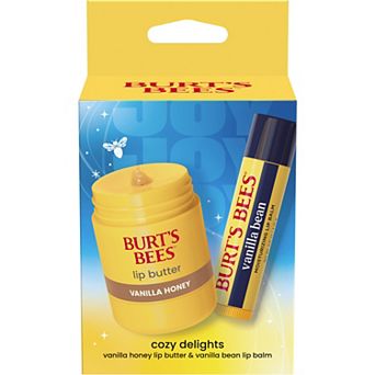 Burt's Bees Cozy Delights 2 pc Lip Butter & Lip Balm Gift Set