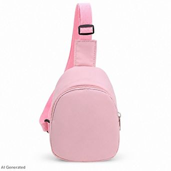 Adjustable Sling Bag with Front Zip Pocket for Travel