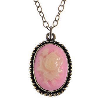 Women's Artistic Crystal Accented Pendant Necklace with a Polished Finish