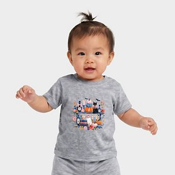 Coquette Halloween Bookshelf - Infant Jogger Pant Crew Set