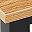 Teak Black Frame