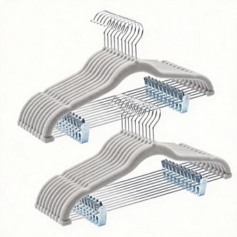 Adjustable Clip Hangers Non-slip Suit Organizer 360 Hook Heavy Duty Space Saver