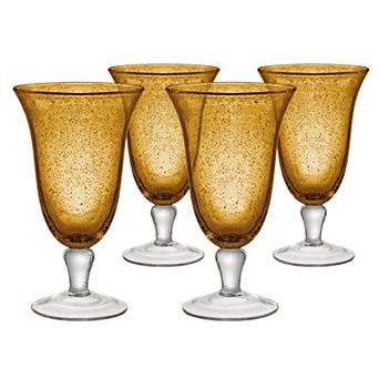 Artland Iris 4 pc 18-oz. Footed Ice Tea Glass Set