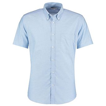 Kustom Kit Mens Slim Short-Sleeved Shirt