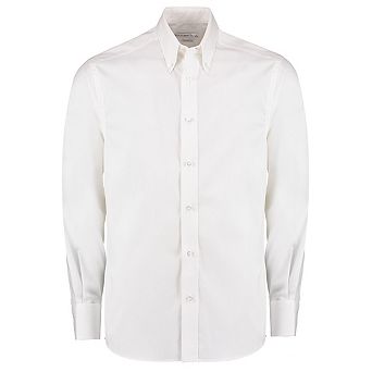 Kustom Kit Mens Oxford Tailored Long-Sleeved Shirt