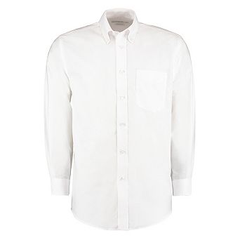 Kustom Kit Mens Workplace Long Sleeve Oxford Shirt