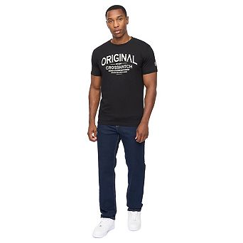 Crosshatch Mens Detendu Relaxed Fit Jeans