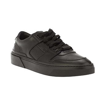 Boss Mens Gary Leather Flat Trainers