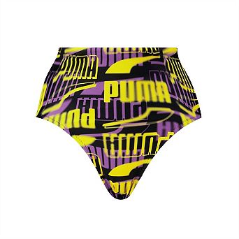 Puma Womens/Ladies Abstract High Waist Bikini Bottoms