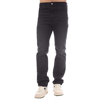 Belstaff Mens Leather Patch Straight Jeans