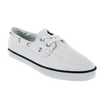 Ralph Lauren Childrens/Kids Briar Canvas Flat Boat Shoes