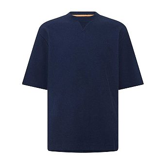 Boss Mens Waffle Crew Neck Regular T-Shirt