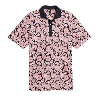 Puma Mens Fields Flower Pique Performance Polo Shirt