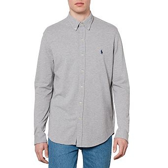Ralph Lauren Mens Embroidered Logo Oxford Shirt