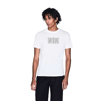 Armani Exchange Mens Logo Crew Neck T-Shirt