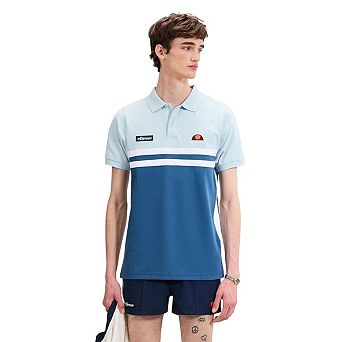 Ellesse Mens Muccia Colour Block Polo Shirt