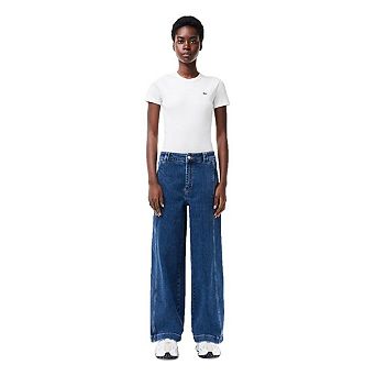 Lacoste Womens/Ladies Denim Relaxed Fit Jeans