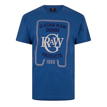 G-Star Mens Raw 1989 Cotton Regular T-Shirt