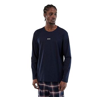 Boss Mens Logo Long-Sleeved Holiday T-Shirt