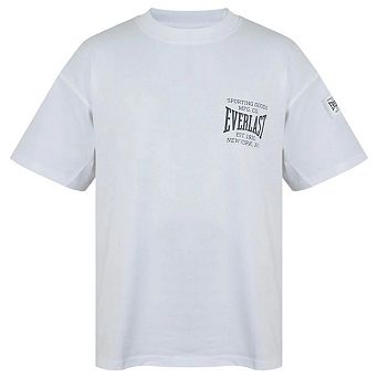 Everlast Mens NYC Logo Crew Neck Oversized T-Shirt