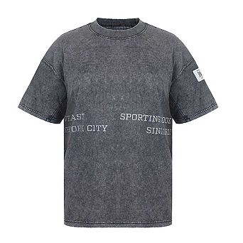 Everlast Mens NYC Logo Drop Shoulder Oversized T-Shirt