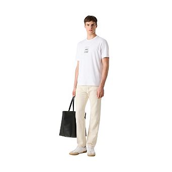Boss Mens Photo Print Relaxed Fit T-Shirt