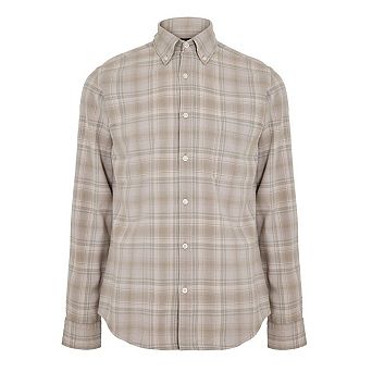 Boss Mens Rickert Checked Button-Down Long-Sleeved Shirt