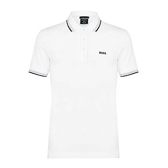 Boss Mens Paddy Contrast Tipped Polo Shirt