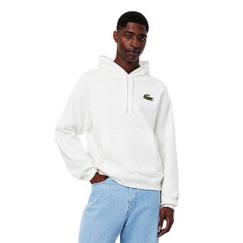 Lacoste Mens Loose Fit Drawstring Hoodie