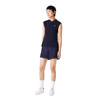 Lacoste Womens/Ladies Cotton Sleeveless Polo Shirt