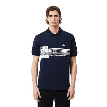 Lacoste Mens French Made Cotton Classic Polo Shirt