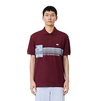 Lacoste Mens French Made Cotton Classic Polo Shirt
