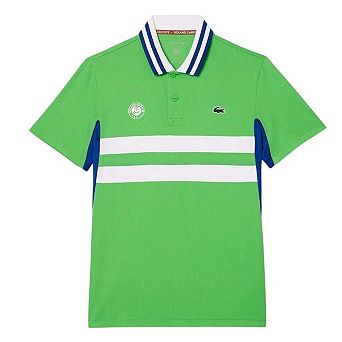 Lacoste Mens Roland Garros Edition ed Ultra Dry Slim Short-Sleeved Tennis Polo Shirt