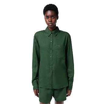 Lacoste Womens/Ladies Lyocell Oversized Shirt