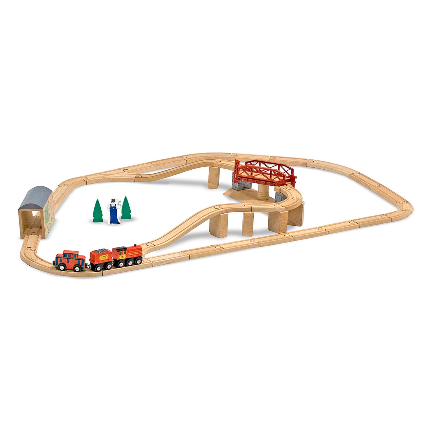 melissa & doug figure 8 train set