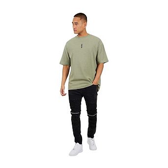 Brave Soul Mens Elba Denim Biker Slim Jeans