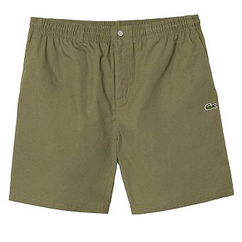 Lacoste Mens Cotton Poplin Relaxed Fit Shorts