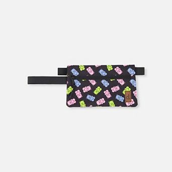 Little Kids Girl Gummy Bear Print Double-Compartment Pencil Case